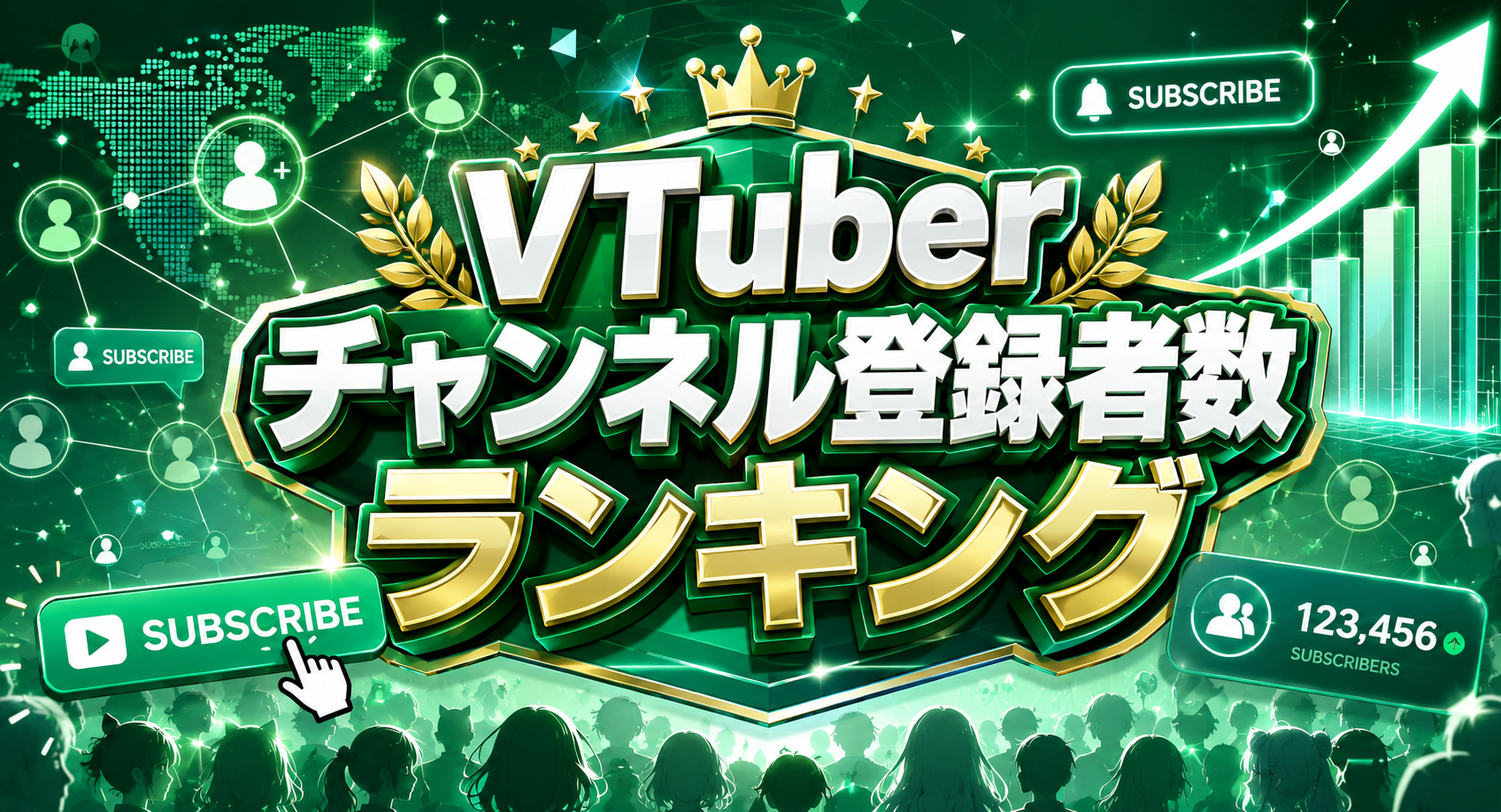 VTuber登録者累計数ランキング《2026年9月》