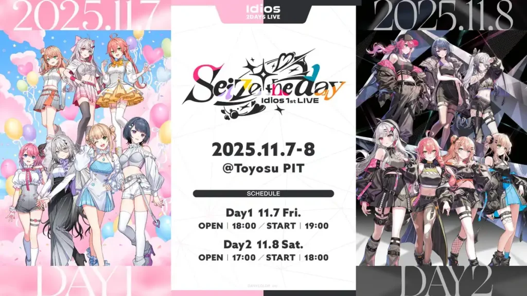 Idios 1st LIVE "Seize the day"