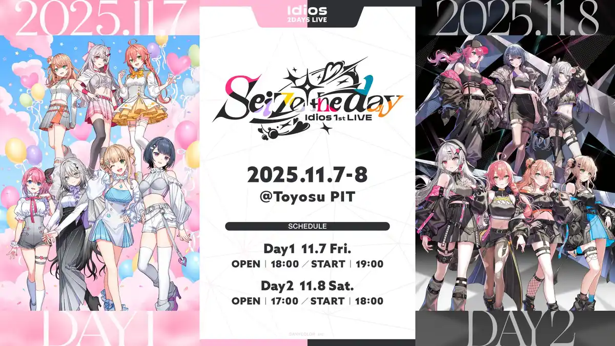 Idios 1st LIVE "Seize the day"